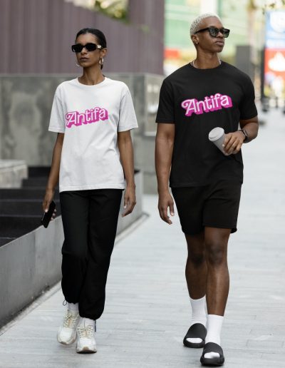 Antifa Doll Edition unisex organické tričko