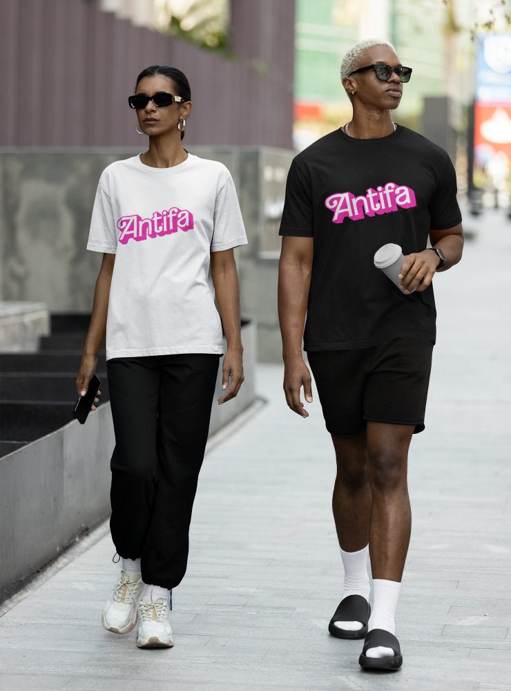 Antifa Doll Edition unisex organické tričko