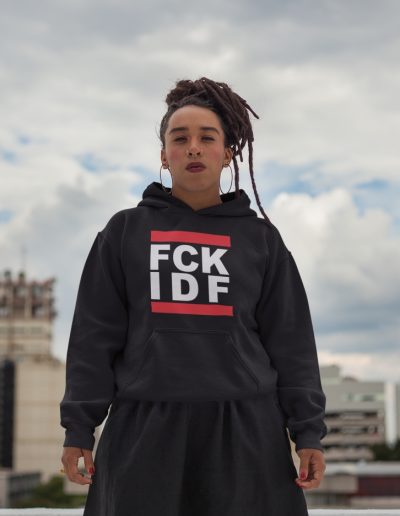 FCK IDF unisex mikina s kapucí