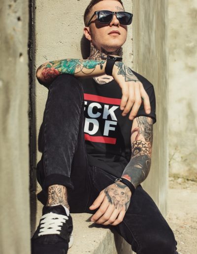 FCK IDF unisex organické tričko