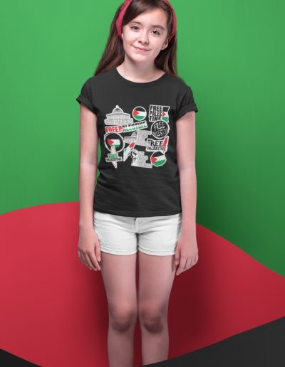 Free Palestine Stickers dětské tričko