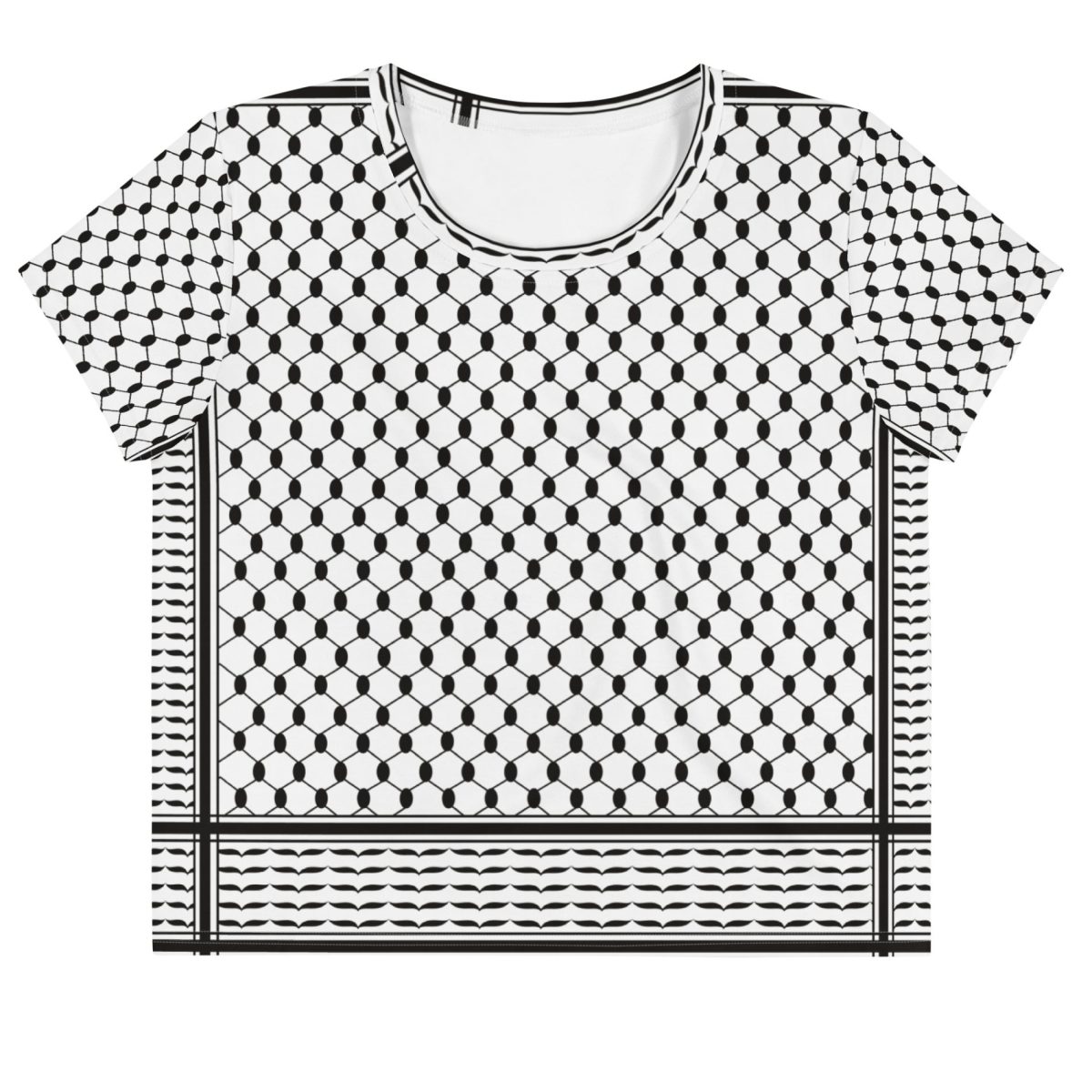 Kufiya (Keffiyeh) crop top