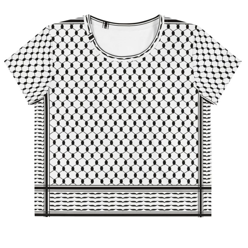 Kufiya (Keffiyeh) crop top