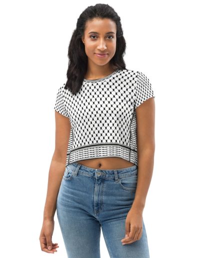 Kufiya (Keffiyeh) crop top
