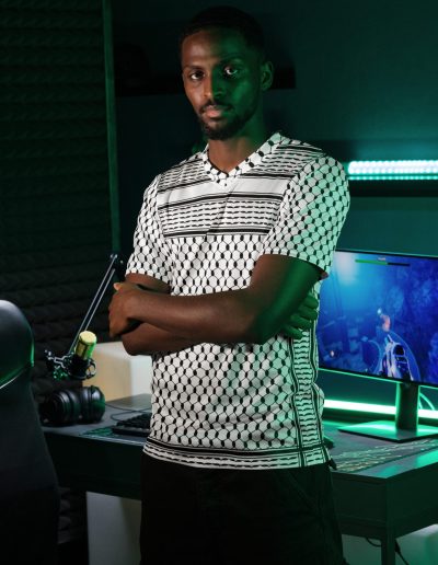 Kufiya (Keffiyeh) recyklované unisex tričko