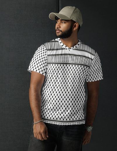 Kufiya (Keffiyeh) recyklované unisex tričko