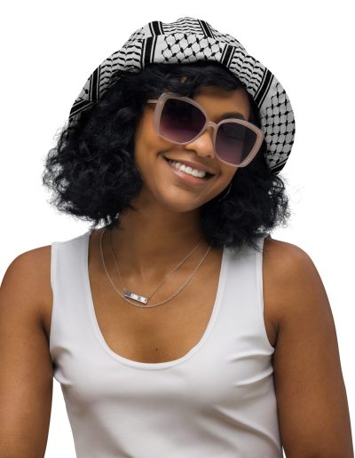 Kufiya (Keffiyeh) oboustranný bucket klobouk