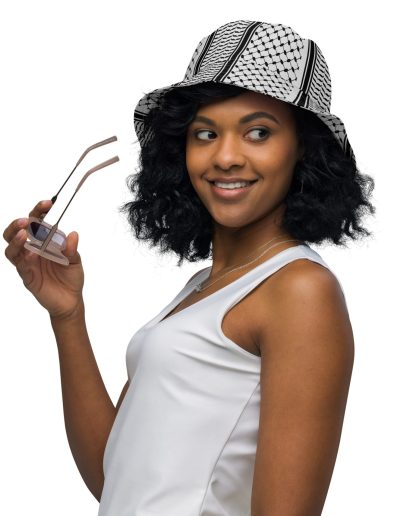 Kufiya (Keffiyeh) oboustranný bucket klobouk