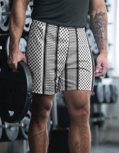 Kufiya (Keffiyeh) unisex recyklované kraťasy