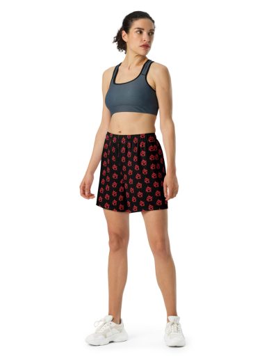 Anarchy Red unisex recyklované kraťasy