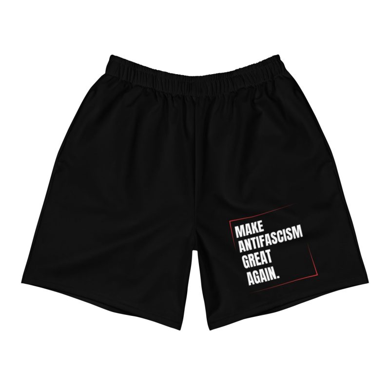 Make Antifascism Great Again unisex recyklované kraťasy