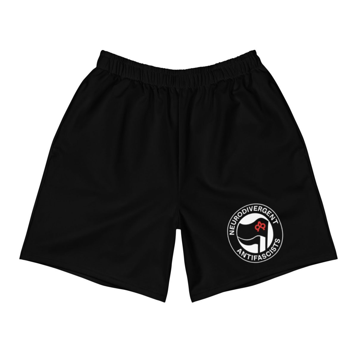 Neurodivergent Antifascists unisex recyklované kraťasy