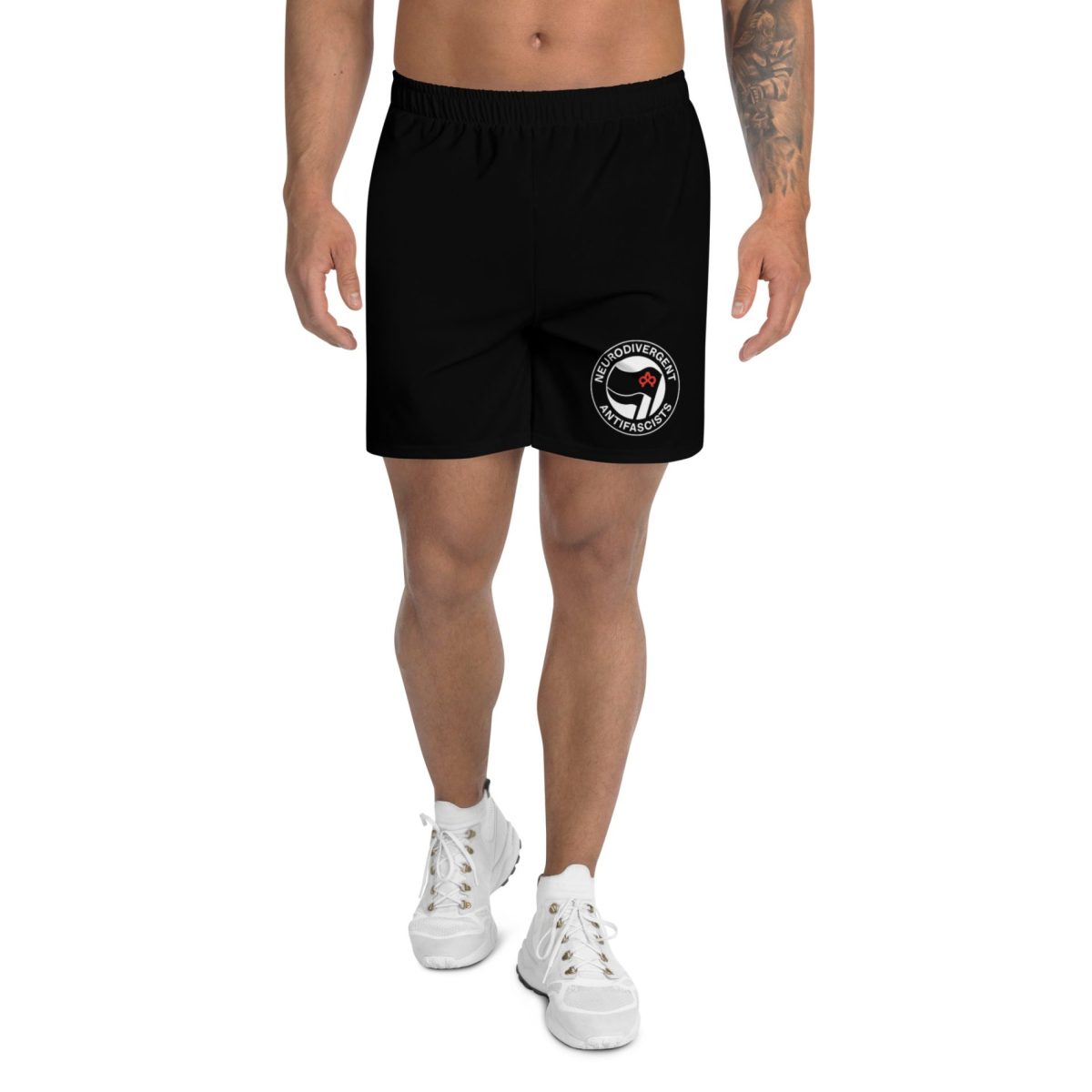Neurodivergent Antifascists unisex recyklované kraťasy