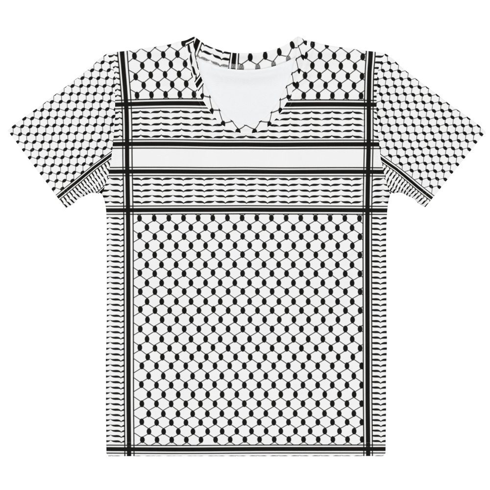 Kufiya (Keffiyeh) dámské tričko 1 Kufiya (Keffiyeh) dámské tričko