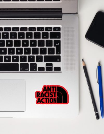 Anti Racist Action kiss cut samolepky