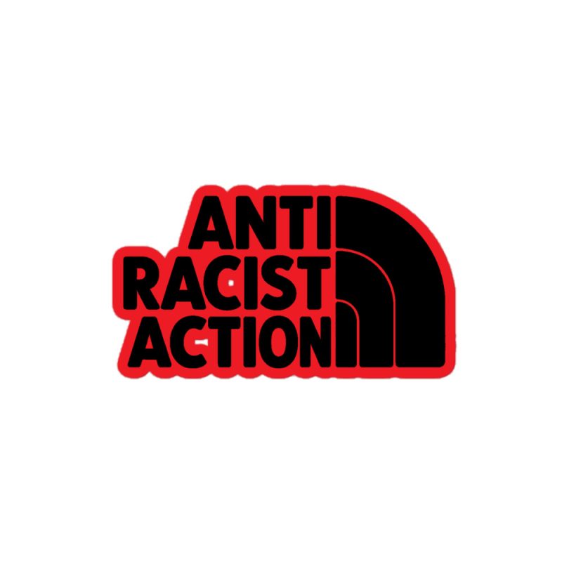 Anti Racist Action kiss cut samolepky
