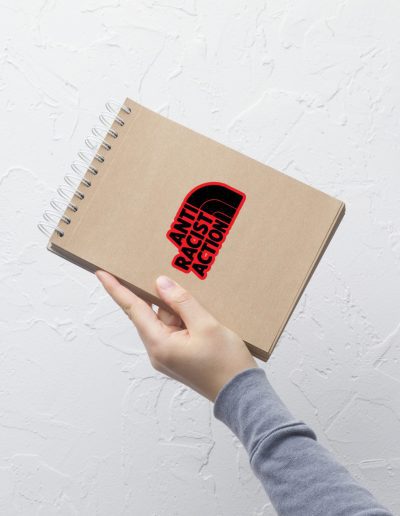 Anti Racist Action kiss cut samolepky