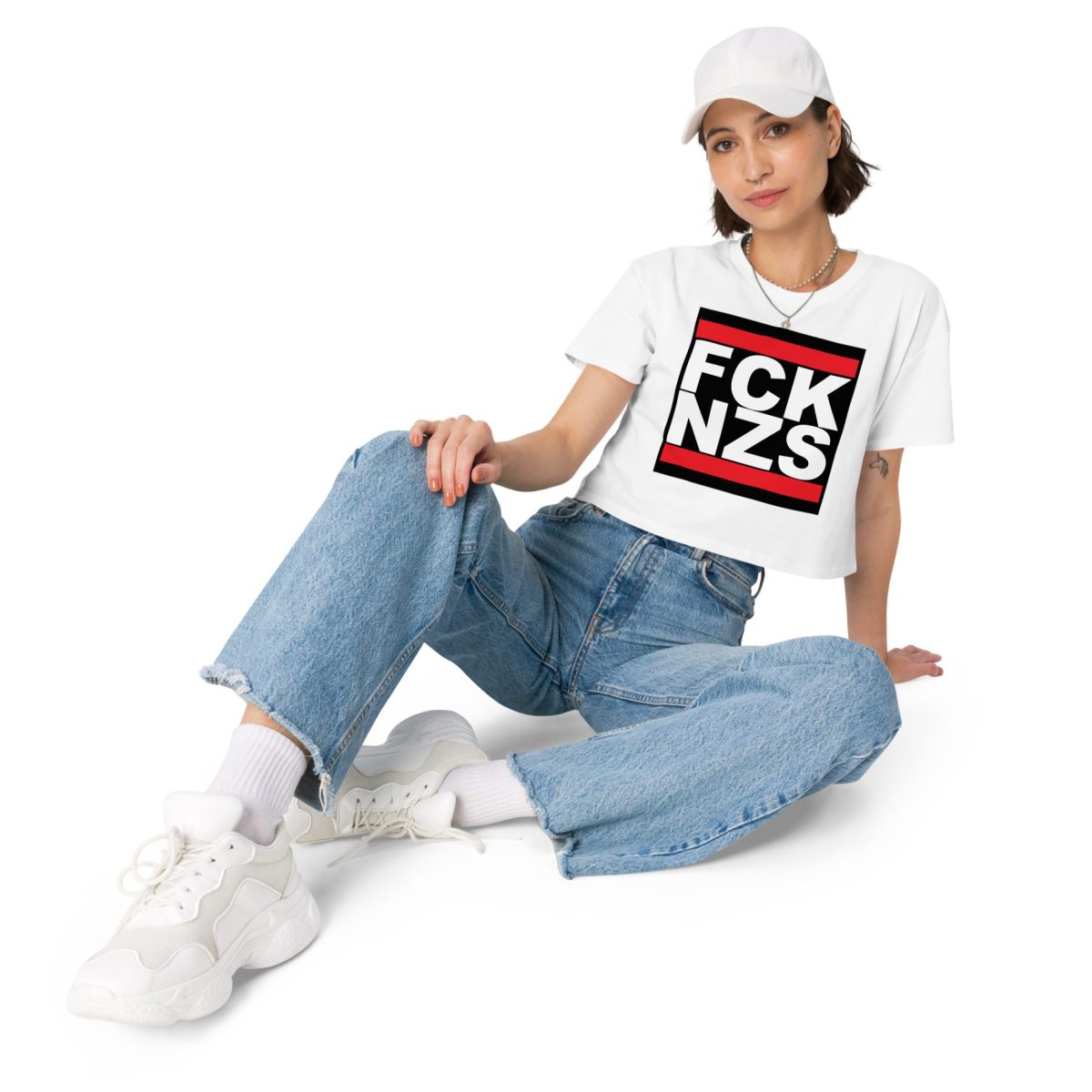 FCK NZS crop top
