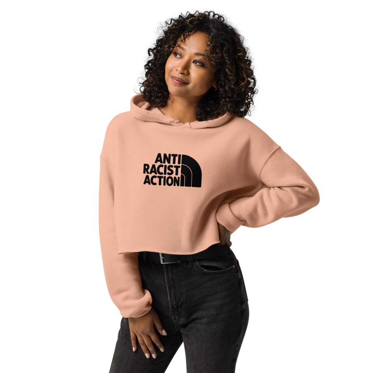 Anti Racist Action crop mikina