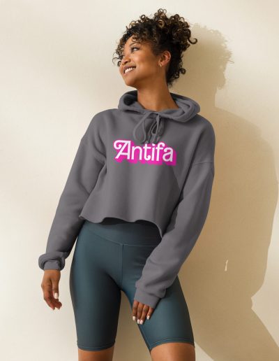 Antifa Doll Edition crop mikina