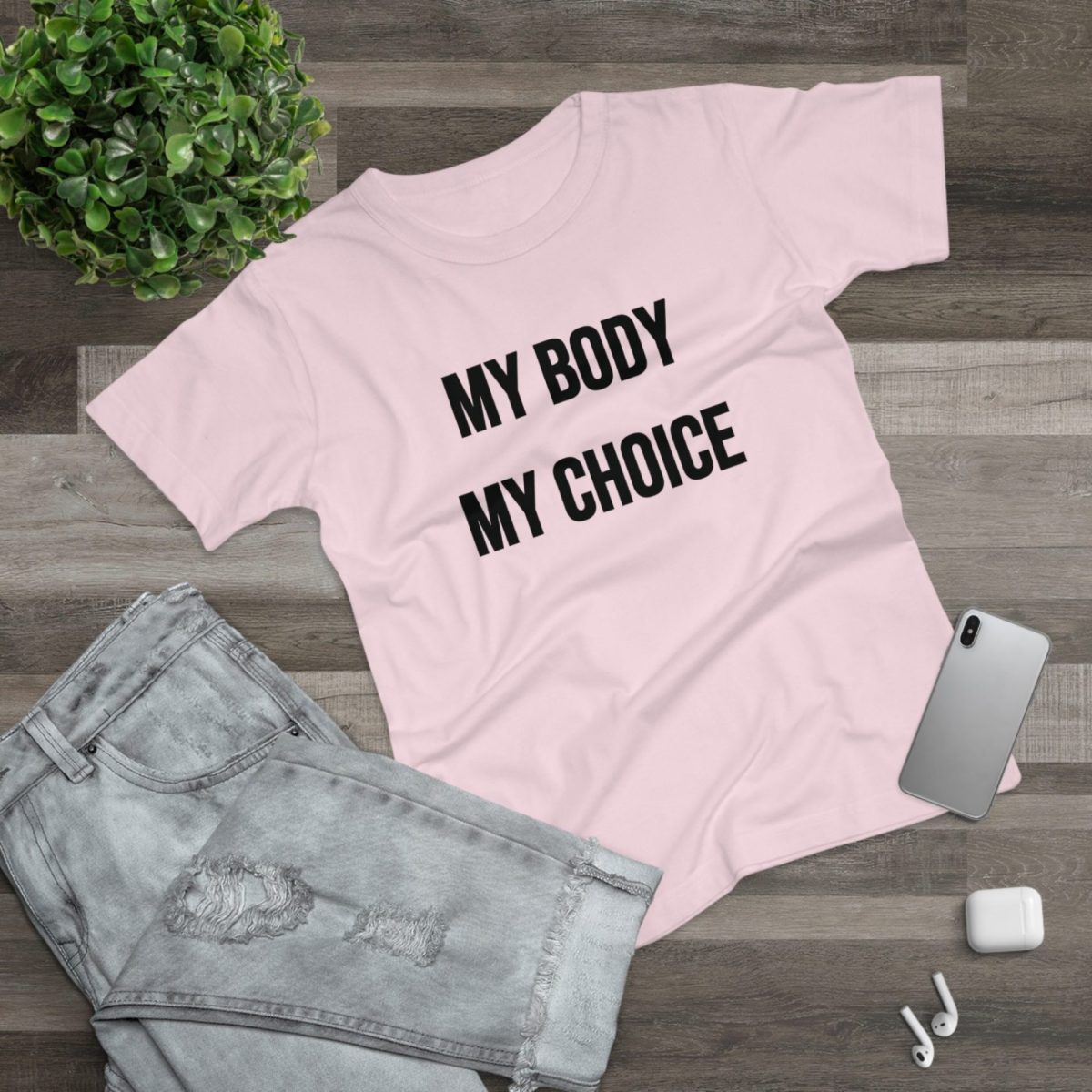 MY BODY MY CHOICE feministické dámské tričko