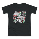 Free Palestine Stickers dámské tričko