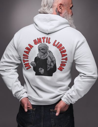 Intifada Until Liberation unisex mikina s kapucí na zip