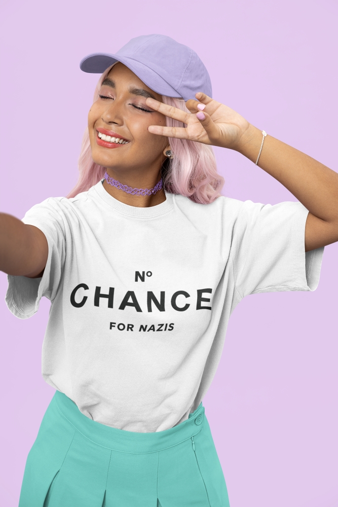 No Chance for Nazis Organic T-shirt No Chance for Nazis unisex organické tričko