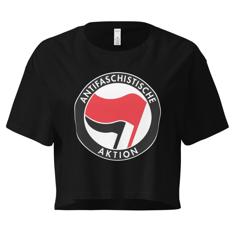 Antifaschistische Aktion crop top