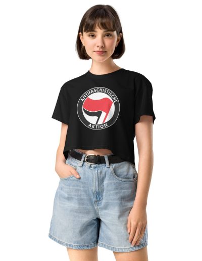 Antifaschistische Aktion crop top