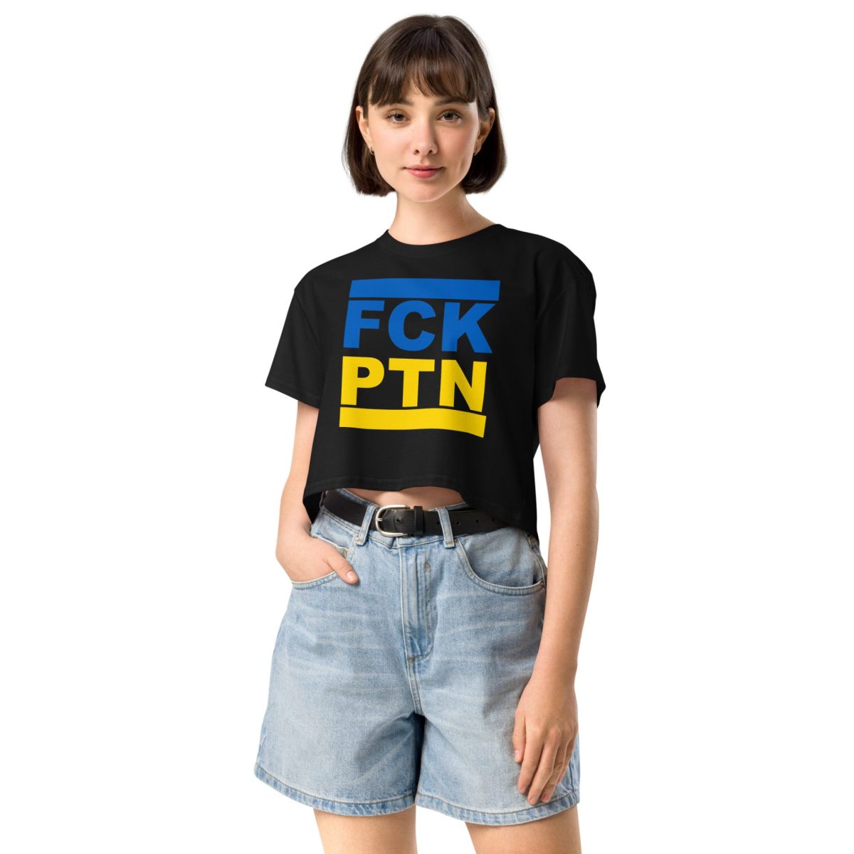 FCK PTN crop top