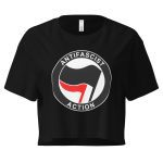 Antifascist Action crop top