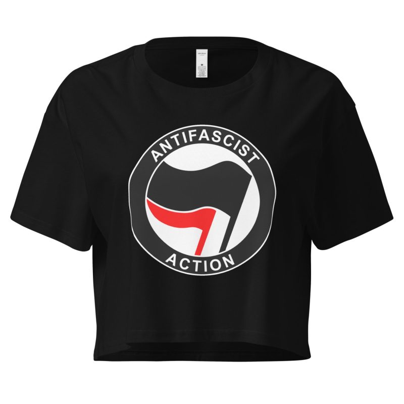 Antifascist Action crop top