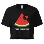 Free Palestine Watermelon crop top