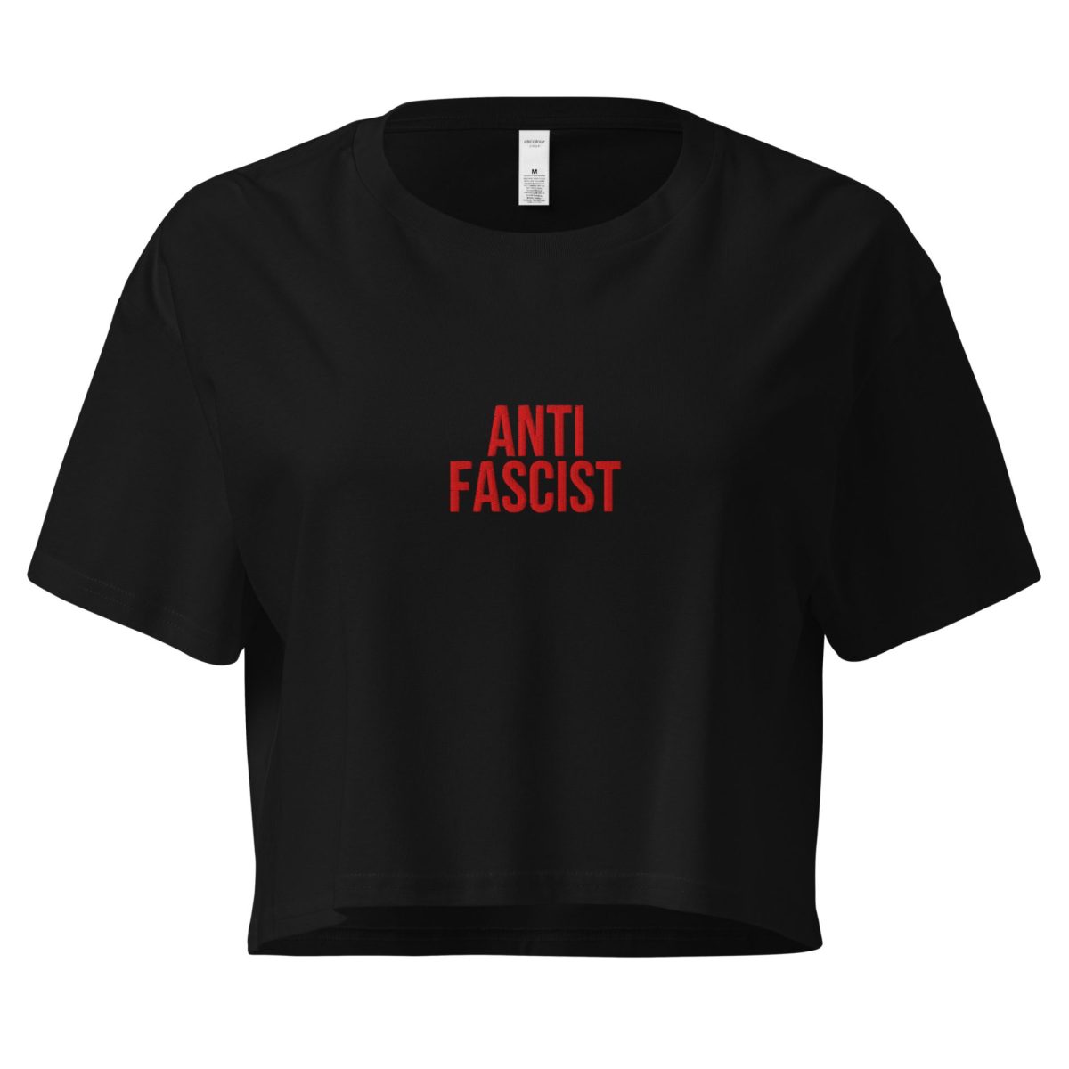 ANTIFASCIST crop top