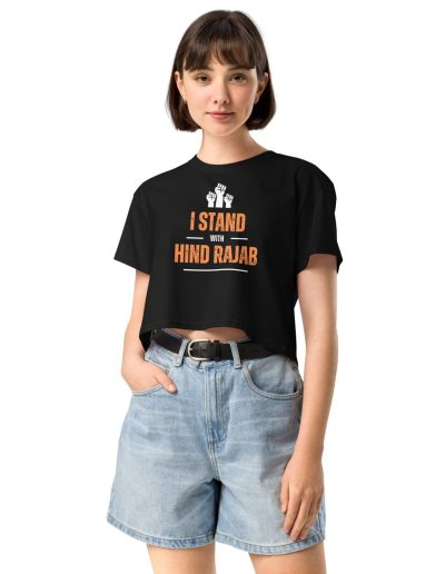 I Stand with Hind Rajab crop top