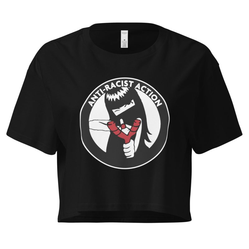 Anti-Racist Action crop top