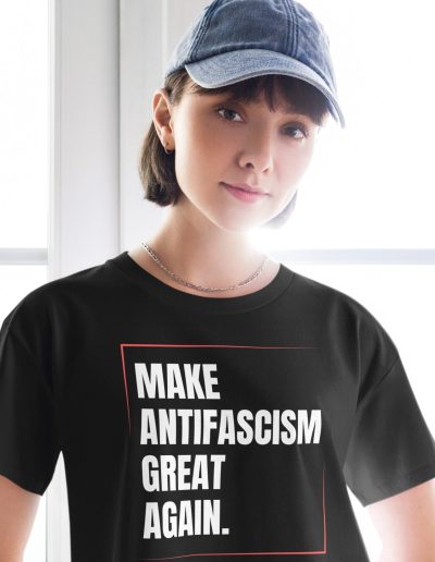 Make Antifascism Great Again crop top