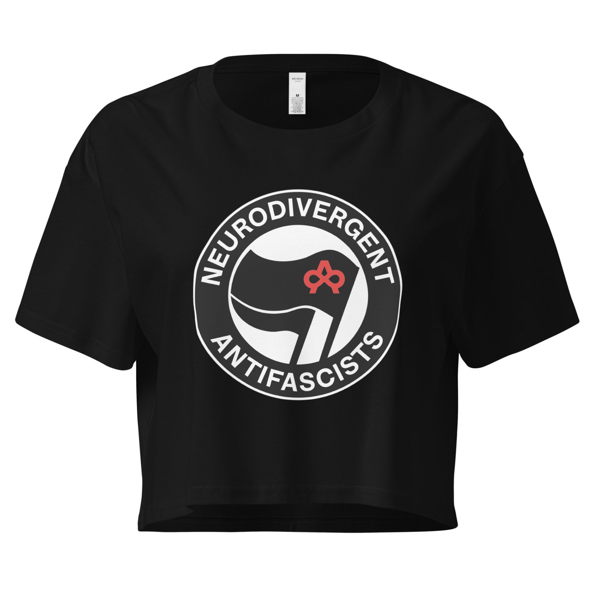 Neurodivergent Antifascists crop top 1 Neurodivergent Antifascists crop top