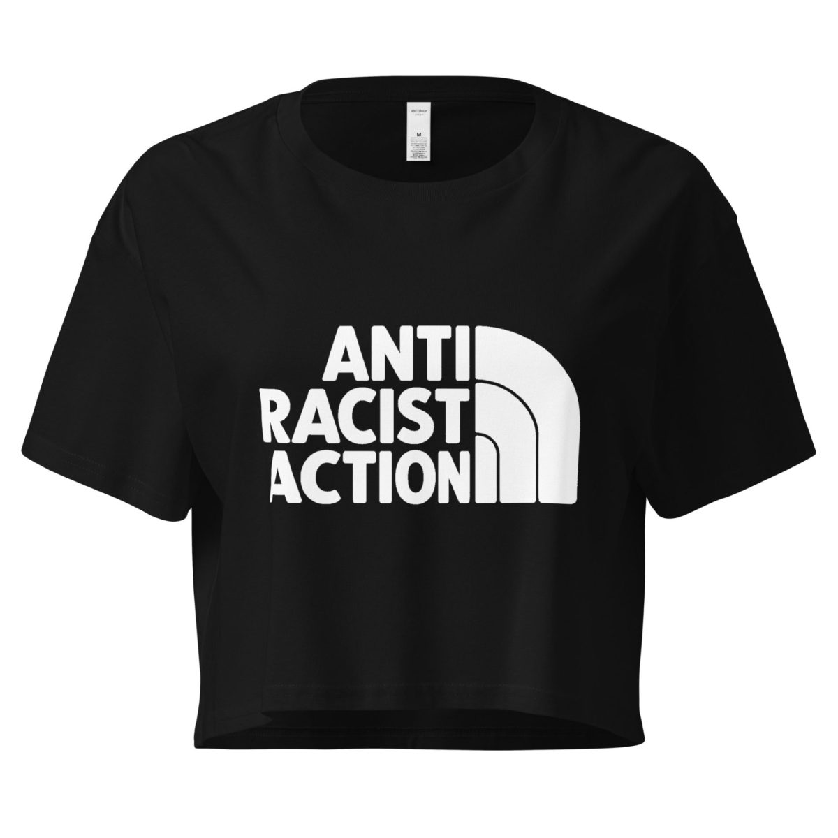 Antiracist Action crop top