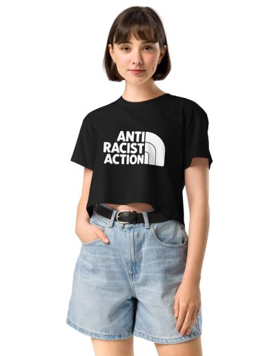 Antiracist Action crop top