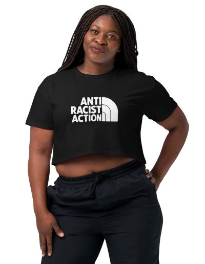 Antiracist Action crop top