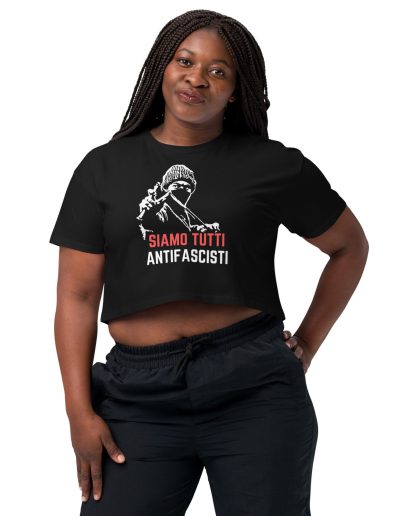 Siamo Tutti Antifascisti crop top