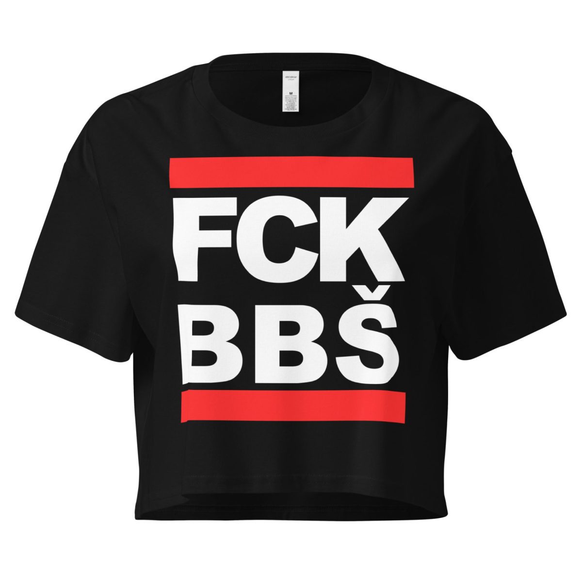 FCK BBŠ crop top