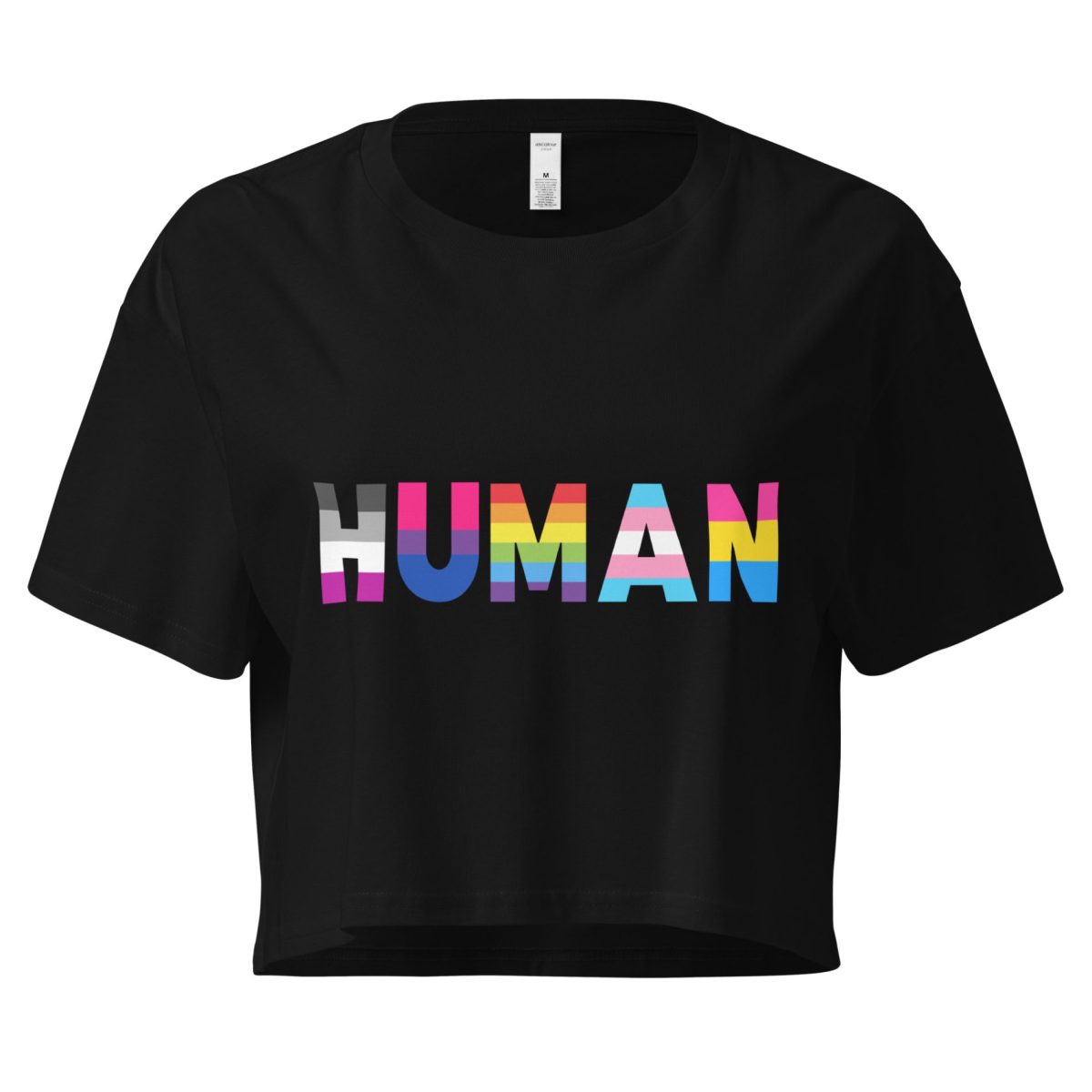 HUMAN LGBTQ+ crop top