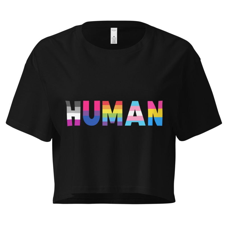 HUMAN LGBTQ+ crop top