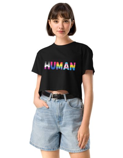 HUMAN LGBTQ+ crop top