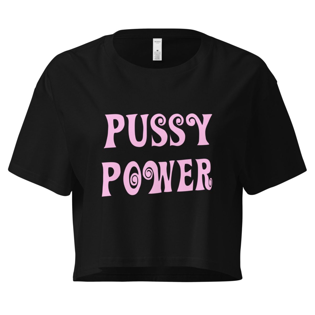 PUSSY POWER feministický crop top