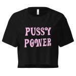 PUSSY POWER feministický crop top