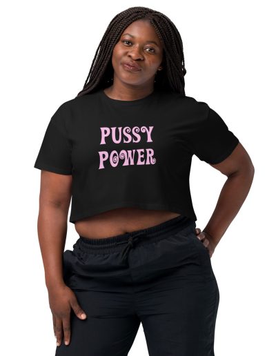 PUSSY POWER feministický crop top